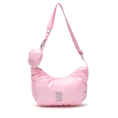 Túi MLB Korea Athleisure Shirring Hobo Crossbody Boston Red Sox Pink