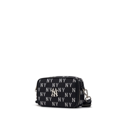 Túi MLB Korea Monogram Jacquard Mini Crossbody New York Yankees Black