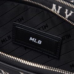 Túi MLB Korea Monogram Jacquard Mini Crossbody New York Yankees Black