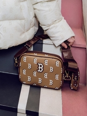 Túi MLB Sportive Classic Mono Camera Bag Boston Red Sox Camel