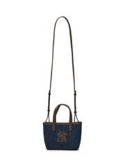 Túi MLB Classic Mono Denim Embossed Mini Crossbody Bag New York Yankees Indigo