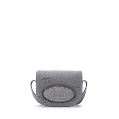 Túi MLB Lettering Vintage Denim Crossbody Bag New York Yankees Grey [Karina PICK]