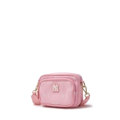 Túi MLB Diamond Monogram Camera Bag New York Yankees Pink