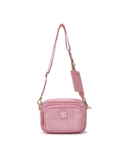 Túi MLB Diamond Monogram Camera Bag New York Yankees Pink