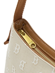 Túi MLB Classic Mono Jacquard Crossbody Boston Red Sox Beige