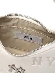 Túi MLB Classic Mono Embossed Mini Crossbody Bag New York Yankees Cream