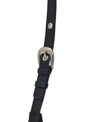 Túi MLB Basic Vintage Nylon Hobo Bag New York Yankees Black [Karina PICK]