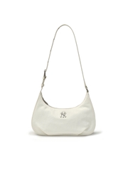 Túi MLB Basic Vintage Nylon Hobo Bag New York Yankees Ivory [Karina PICK]