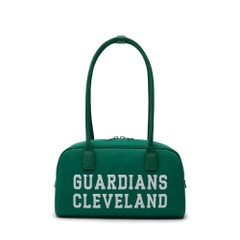 Túi MLB Korea Varsity Jacquark Square Shoulder Bag Cleveland Guardians Green