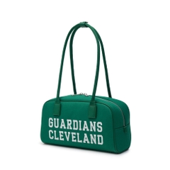 Túi MLB Korea Varsity Jacquark Square Shoulder Bag Cleveland Guardians Green