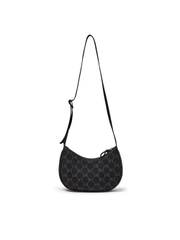 Túi MLB Dia Mono Denim JQD Hobo Bag New York Yankees Black
