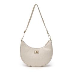 Túi MLB Diamond Embo Hobo Bag New York Yankees Cream
