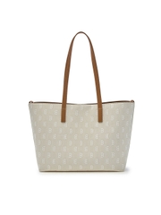 Túi MLB Classic Mono Jacquard Shopper Bag Boston Red Sox Beige