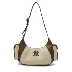 Túi MLB Canvas Vintage Cargo Bag New York Yankees Cream