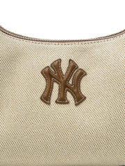 Túi MLB Canvas Vintage Cargo Bag New York Yankees Cream