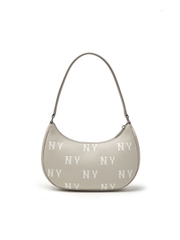 Túi MLB Classic Mono Embossed Hobo Bag New York Yankees Grey