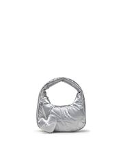 Túi MLB Basic Sporty Stitch Mini Hobo Bag New York Yankees Silver