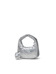 Túi MLB Basic Sporty Stitch Mini Hobo Bag New York Yankees Silver