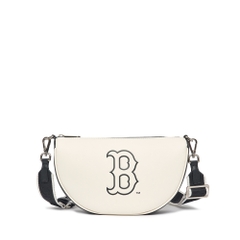 Túi MLB Basic PU Round Mini Crossbody Boston Red Sox Ivory