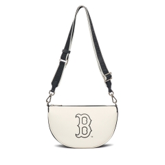 Túi MLB Basic PU Round Mini Crossbody Boston Red Sox Ivory