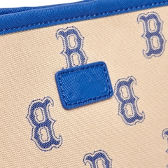 Túi MLB Big Classic Monogram Jacquard New Bucket Bag Boston Red Sox L.Sand