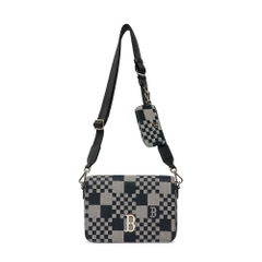 Túi MLB Checkerboard Jacquard Crossbody Boston Red Sox Black