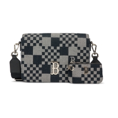 Túi MLB Checkerboard Jacquard Crossbody Boston Red Sox Black