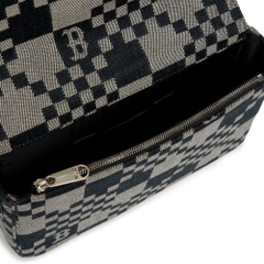 Túi MLB Checkerboard Jacquard Crossbody Boston Red Sox Black