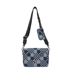 Túi MLB Checkerboard Jacquard Crossbody New York Yankees D.Navy