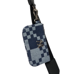 Túi MLB Checkerboard Jacquard Crossbody New York Yankees D.Navy