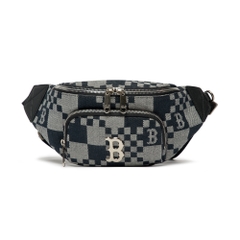 Túi MLB Checkerboard Jacquard Hip Sack Boston Red Sox Black