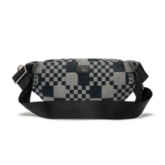 Túi MLB Checkerboard Jacquard Hip Sack Boston Red Sox Black