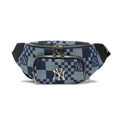Túi MLB Checkerboard Jacquard Hip Sack New York Yankees D.Navy
