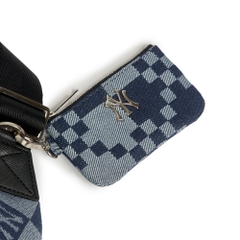 Túi MLB Checkerboard Jacquard Hip Sack New York Yankees D.Navy