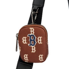 Túi MLB Korea Monogram Mini Crossbody Boston Red Sox D.Brown