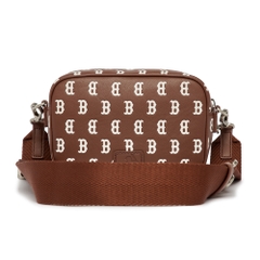 Túi MLB Classic Monogram PU Emboss Mini Crossbody Boston Red Sox D.Brown