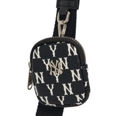Túi MLB Classic Monogram PU Emboss Mini Crossbody New York Yankees Black