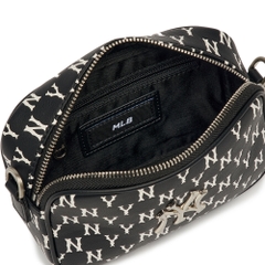 Túi MLB Classic Monogram PU Emboss Mini Crossbody New York Yankees Black