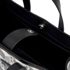 Túi MLB Cube Monogram Medium Tote Bag Boston Red Sox Grey