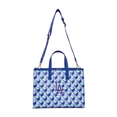 Túi MLB Cube Monogram Medium Tote Bag LA Dodgers Blue