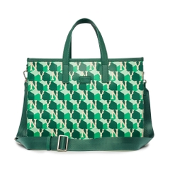 Túi MLB Cube Monogram Medium Tote Bag New York Yankees D.Green
