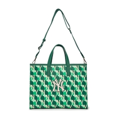 Túi MLB Cube Monogram Medium Tote Bag New York Yankees D.Green