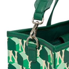 Túi MLB Cube Monogram Medium Tote Bag New York Yankees D.Green