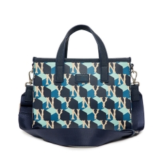 Túi MLB Cube Monogram Small Tote Bag New York Yankees D.Navy