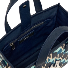 Túi MLB Cube Monogram Small Tote Bag New York Yankees D.Navy