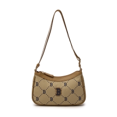 Túi MLB [KIDS] Dia Mono JQD Mini Hobo Bag Boston Red Sox Beige