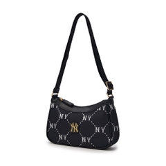 Túi MLB [KIDS] Dia Mono JQD Mini Hobo Bag New York Yankees Black