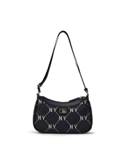 Túi MLB [KIDS] Dia Mono JQD Mini Hobo Bag New York Yankees Black