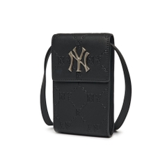 Túi MLB Dia Monogram Embo Phone Pouch New York Yankees Black