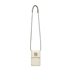 Túi MLB Dia Monogram Embo Phone Pouch New York Yankees Cream